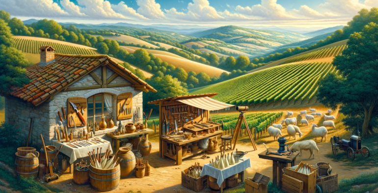 Les secrets des artisans de la Toscane d&rsquo;Auvergne